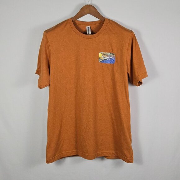 Ripped Rags Thunder Bay Marina T-Shirt XL Orange Graphic Tee Nautical Streetwear - Picture 2 of 13